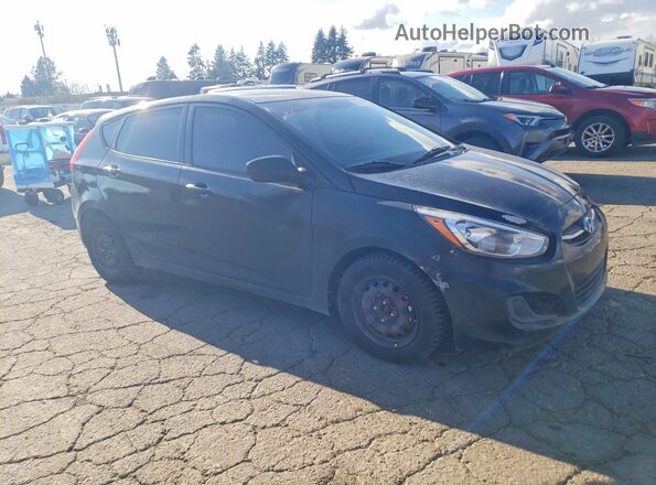 KMHCT5AE2HU312719 2017 HYUNDAI ACCENT Black წინა მარჯვენა