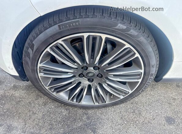 SALGS5RE9KA537606 2019 LAND ROVER RANGE ROVER White ძრავის განყოფილების ხედი