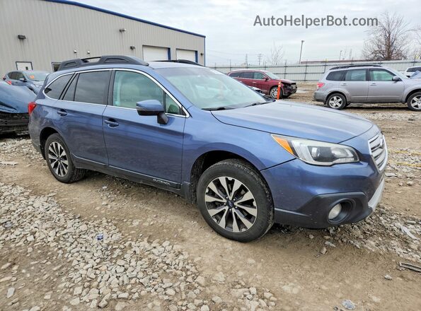4S4BSBLC2G3236982 2016 SUBARU OUTBACK Синий Вид спереди