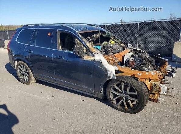 YV4102CK1K1470996 2019 VOLVO XC90 Blue Widok z przodu