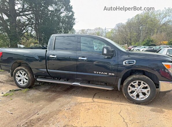 1N6BA1F45HN511513 2017 NISSAN TITAN Black Vista del compartimento del motor