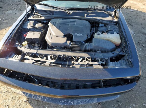 2C3CDZJG9PH503666 2023 DODGE CHALLENGER Черный Вид подкапотного пространства
