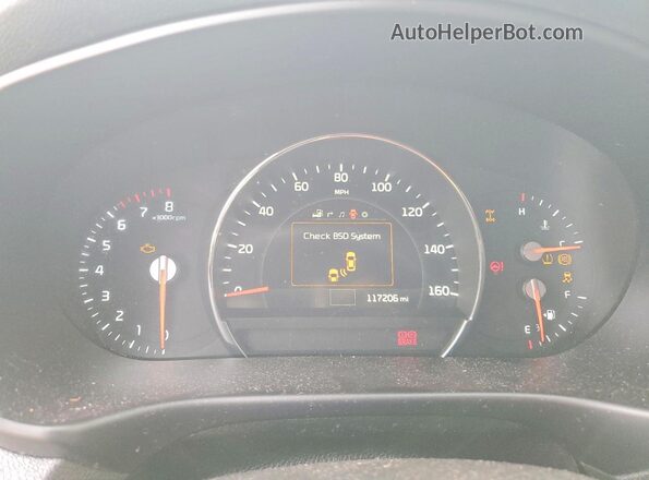 5XYPKDA54GG017303 2016 KIA SORENTO Фиолетовый Вид задних сидений