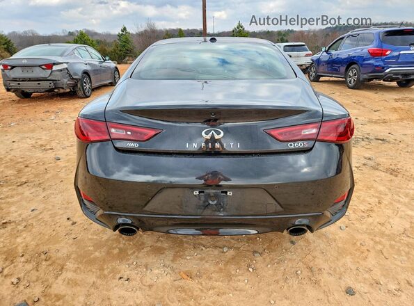 JN1FV7EL0HM701961 2017 INFINITI Q60 Черный Вид салона спереди