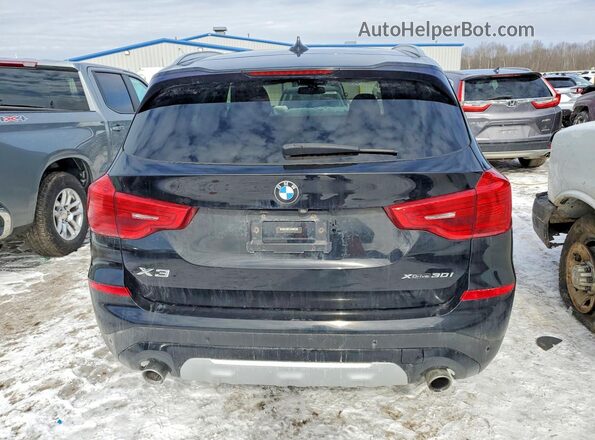 5UXTR9C59KLD94423 2019 BMW X3 Черный Вид салона спереди