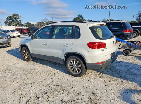 WVGAV7AX3HK054124 2017 VOLKSWAGEN TIGUAN Белый Задняя правая четверть