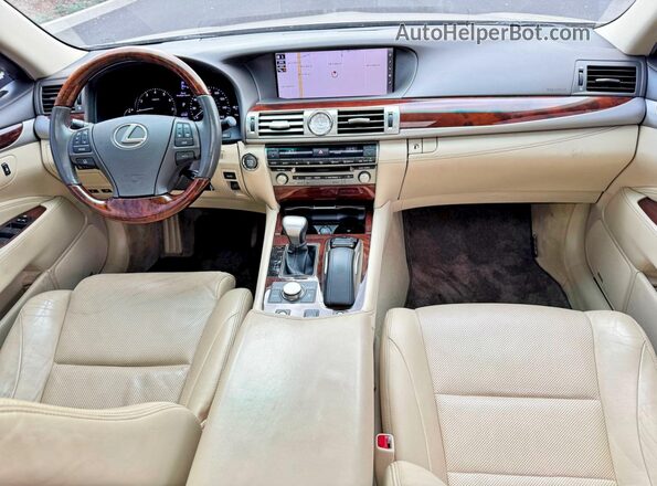 JTHBL5EF2H5143975 2017 LEXUS LS Золотой Вид задних сидений