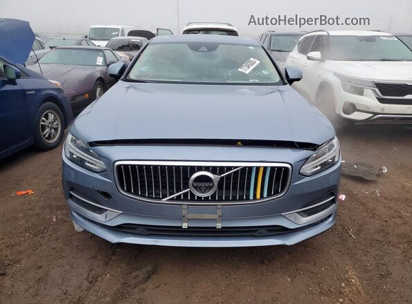 YV1A22ML9H1010847 2017 VOLVO S90 Синий Вид сзади