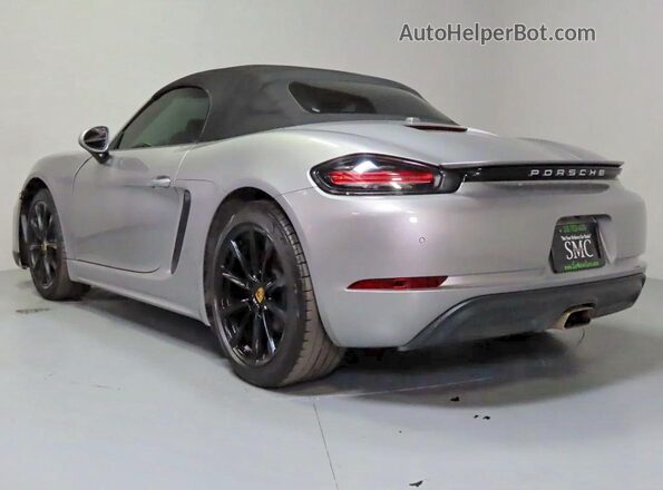 WP0CA2A89HS221493 2017 PORSCHE BOXSTER Серебряный Вид спереди