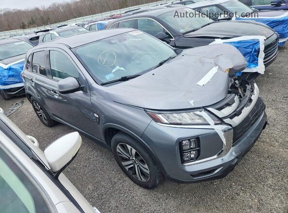 JA4APUAU1MU004009 2021 MITSUBISHI OUTLANDER Серый Вид спереди