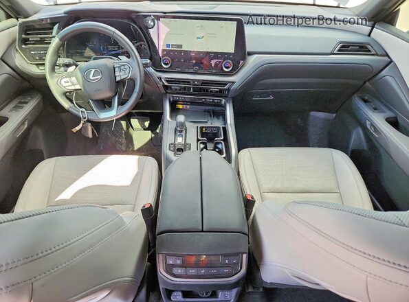 5TDAAAB60SS031015 2025 LEXUS TX Gray Vista del cuadro de instrumentos