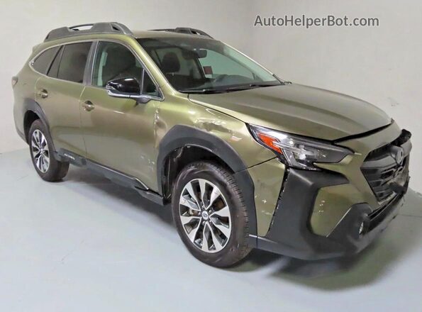 4S4BTANC3S3155924 2025 SUBARU OUTBACK Зеленый Передняя левая четверть