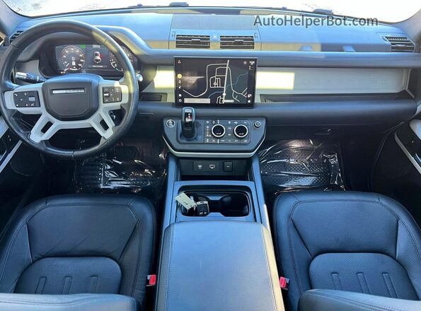 SALEW7RU6N2097910 2022 LAND ROVER DEFENDER Серебряный Вид панели приборов