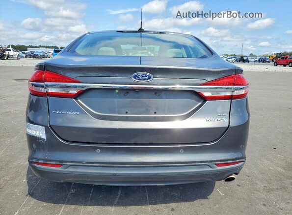 3FA6P0LU4JR268948 2018 FORD FUSION Gray Vista interior delantera