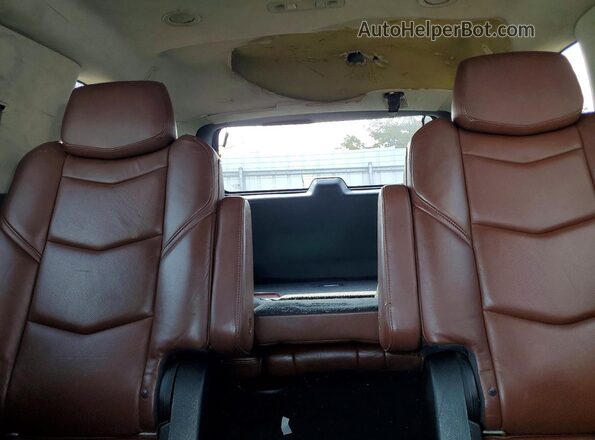 1GYS4BKJ2GR355251 2016 CADILLAC ESCALADE Черный Вид задней части салона