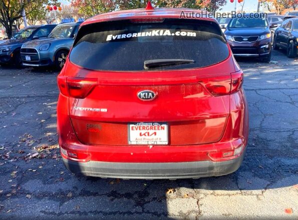 KNDPM3AC7J7453375 2018 KIA SPORTAGE Red Vista de la etiqueta del VIN