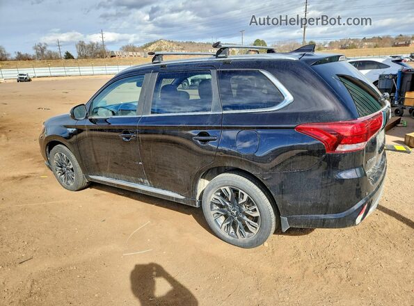 JA4J24A55JZ045135 2018 MITSUBISHI OUTLANDER Черный Задняя правая четверть