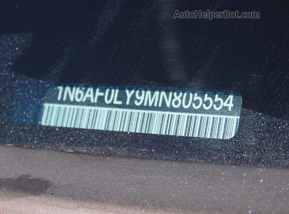 1N6AF0LY9MN805554 2021 NISSAN NV Белый Вид задних сидений