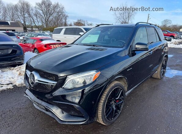 4JGDA7FB0JB055078 2018 MERCEDES-BENZ GLE Черный Задняя левая четверть