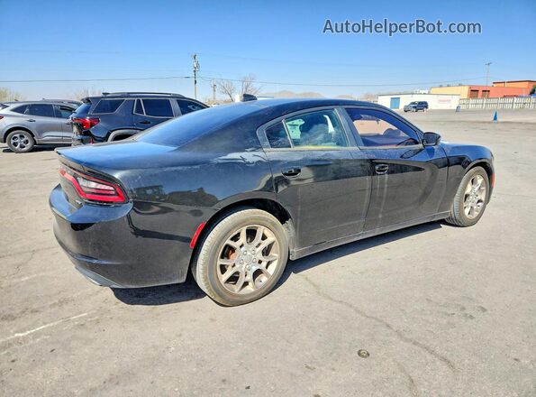 2C3CDXJG6HH526425 2017 DODGE CHARGER Черный Передняя правая четверть