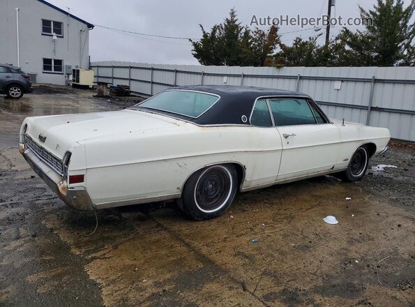 8E62Y218697 1968 FORD LTD White უკანა მარჯვენა
