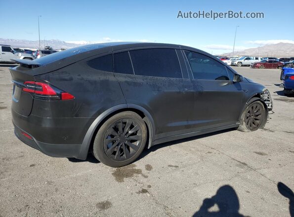 5YJXCAE21KF162987 2019 TESLA MODEL X Серый Передняя правая четверть