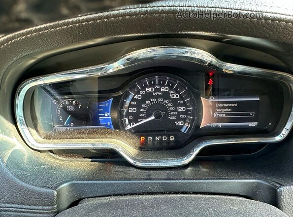 2LMHJ5AT5KBL03699 2019 LINCOLN MKT Черный Вид щитка приборов