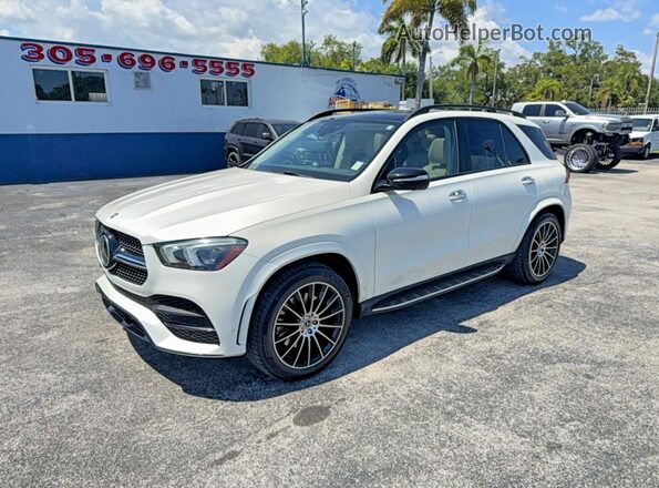 4JGFB5KB3LA219691 2020 MERCEDES-BENZ GLE White Задня права чверть