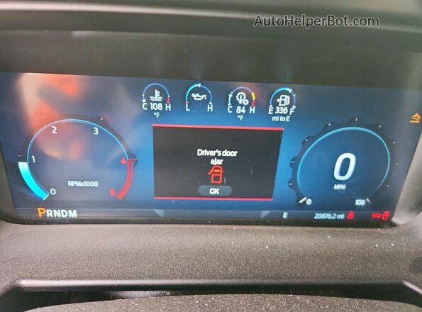 1FT8W2BTXSEC88944 2025 FORD F250 Blue Вид щитка приладів