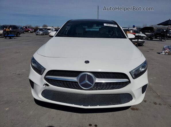 WDD3G4EB0KW025531 2019 MERCEDES-BENZ A White Widok z tyłu
