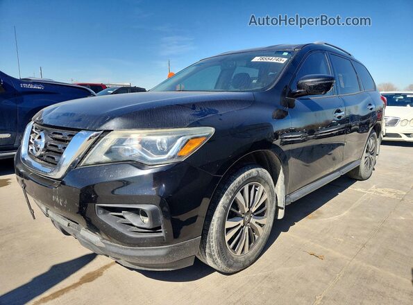 5N1DR2MN9HC672671 2017 NISSAN PATHFINDER Черный Передняя левая четверть