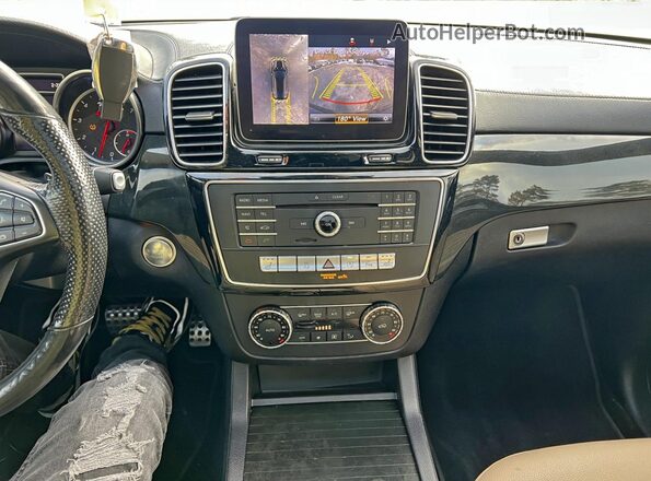 4JGED6EB1KA142762 2019 MERCEDES-BENZ GLE Черный Вид задней части салона
