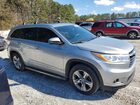 2016 Toyota Highlander Limited Platinum Серебряный vin: 5TDYKRFH7GS126751