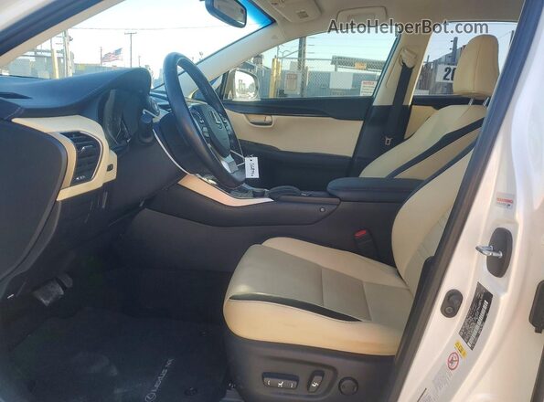 JTJYARBZ1G2046237 2016 LEXUS NX White Widok deski rozdzielczej