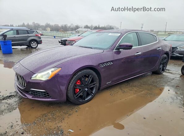ZAM56RRL7H1246924 2017 MASERATI QUATTROPOR Фиолетовый Задняя левая четверть