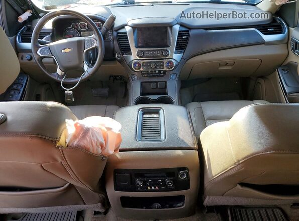 1GNSKHKC9GR394197 2016 CHEVROLET SUBURBAN Зеленый Вид панели приборов