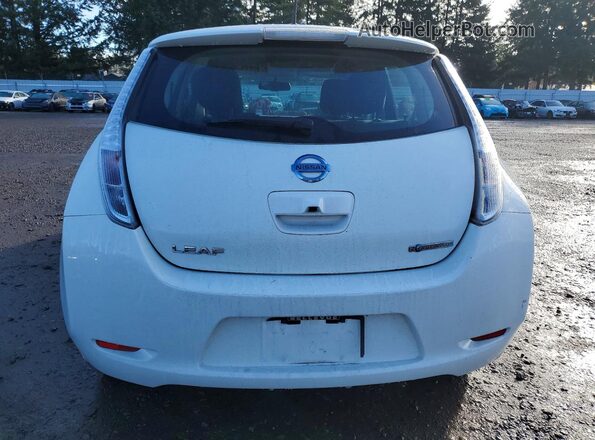 1N4BZ0CP9GC312422 2016 NISSAN LEAF White Widok z tyłu