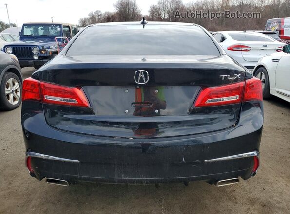 19UUB2F59JA003616 2018 ACURA TLX Черный Вид салона спереди