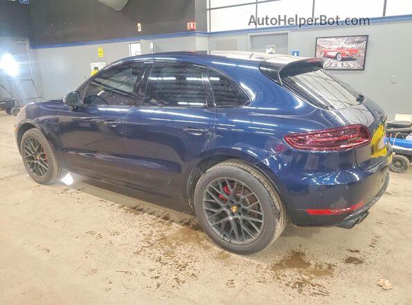 WP1AG2A50JLB63428 2018 PORSCHE MACAN Синий Задняя правая четверть