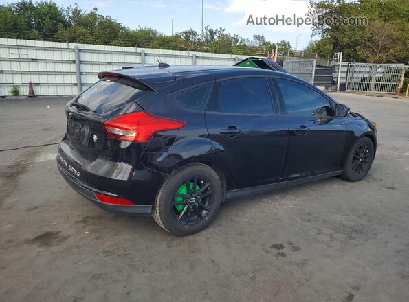 1FADP3K2XGL393601 2016 FORD FOCUS Черный Задняя правая четверть