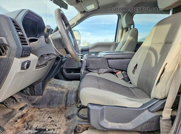 1FTFW1EG0HKD98816 2017 FORD F150 Белый Вид салона спереди