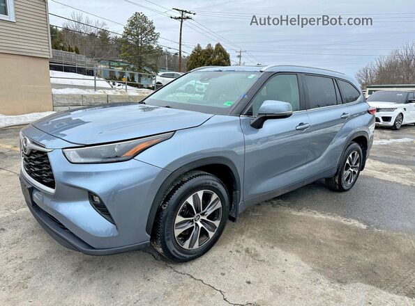 5TDKDRBH0PS005727 2023 TOYOTA HIGHLANDER Серый Задняя левая четверть