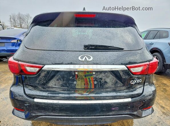 5N1DL0MM0KC507421 2019 INFINITI QX60 Черный Вид салона спереди