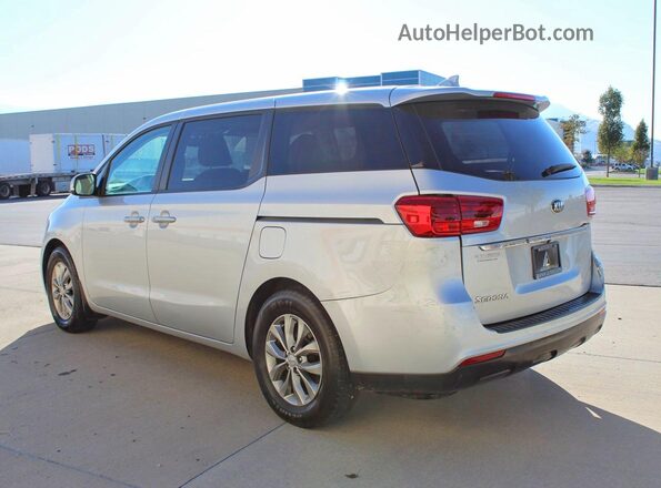 KNDMB5C15L6624195 2020 KIA SEDONA Silver წინა ხედი