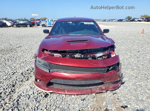 2C3CDXHG9NH224872 2022 DODGE CHARGER Burgundy Հետևի տեսք