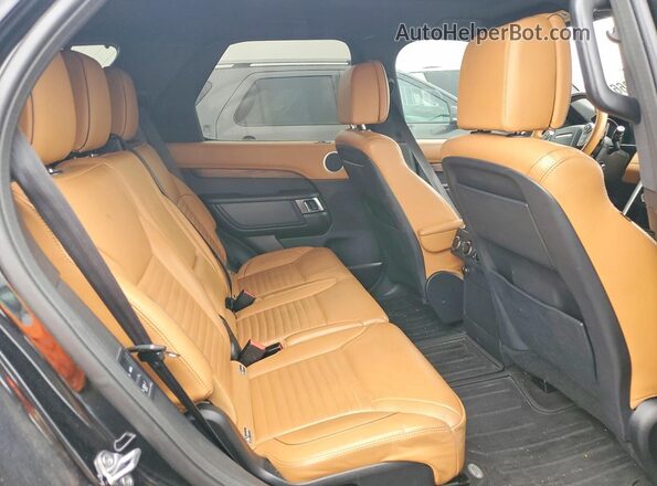 SALRHBBV3HA042147 2017 LAND ROVER DISCOVERY Black უკანა სალონის ხედი