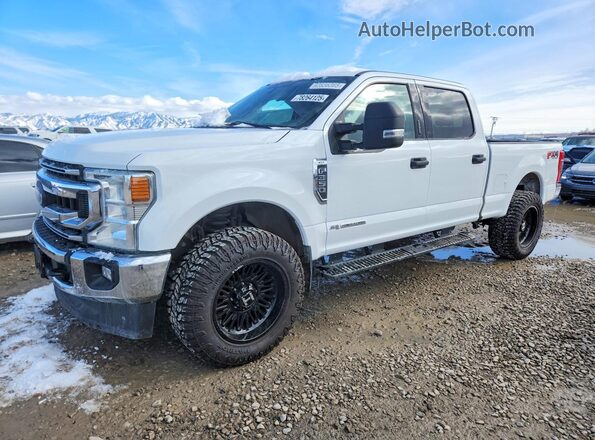 1FT8W3BT4NEF16687 2022 FORD F350 Белый Задняя левая четверть