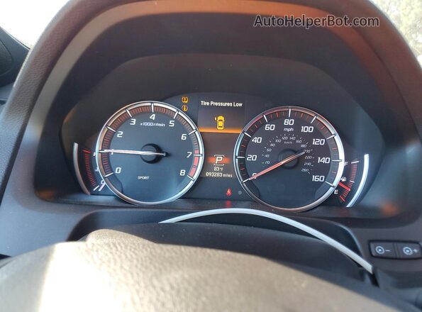 19UUB2F60KA009525 2019 ACURA TLX Черный Вид задних сидений