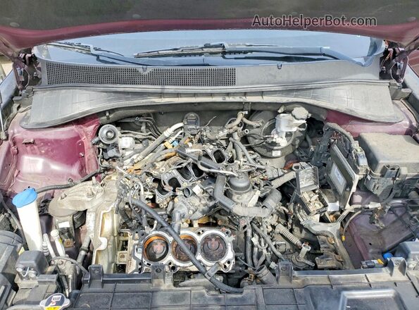 5XYPKDA54GG017303 2016 KIA SORENTO Фиолетовый Вид наклейки с VIN-кодом