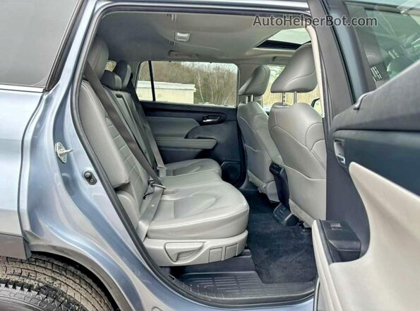5TDKDRBH0PS005727 2023 TOYOTA HIGHLANDER Серый Вид салона спереди